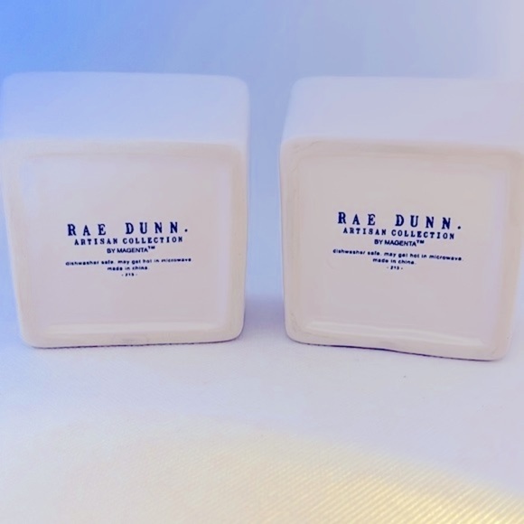 Rae Dunn Artisan Collection Savor and Enjoy Square Bowl Set - NWT - Picture 4 of 4